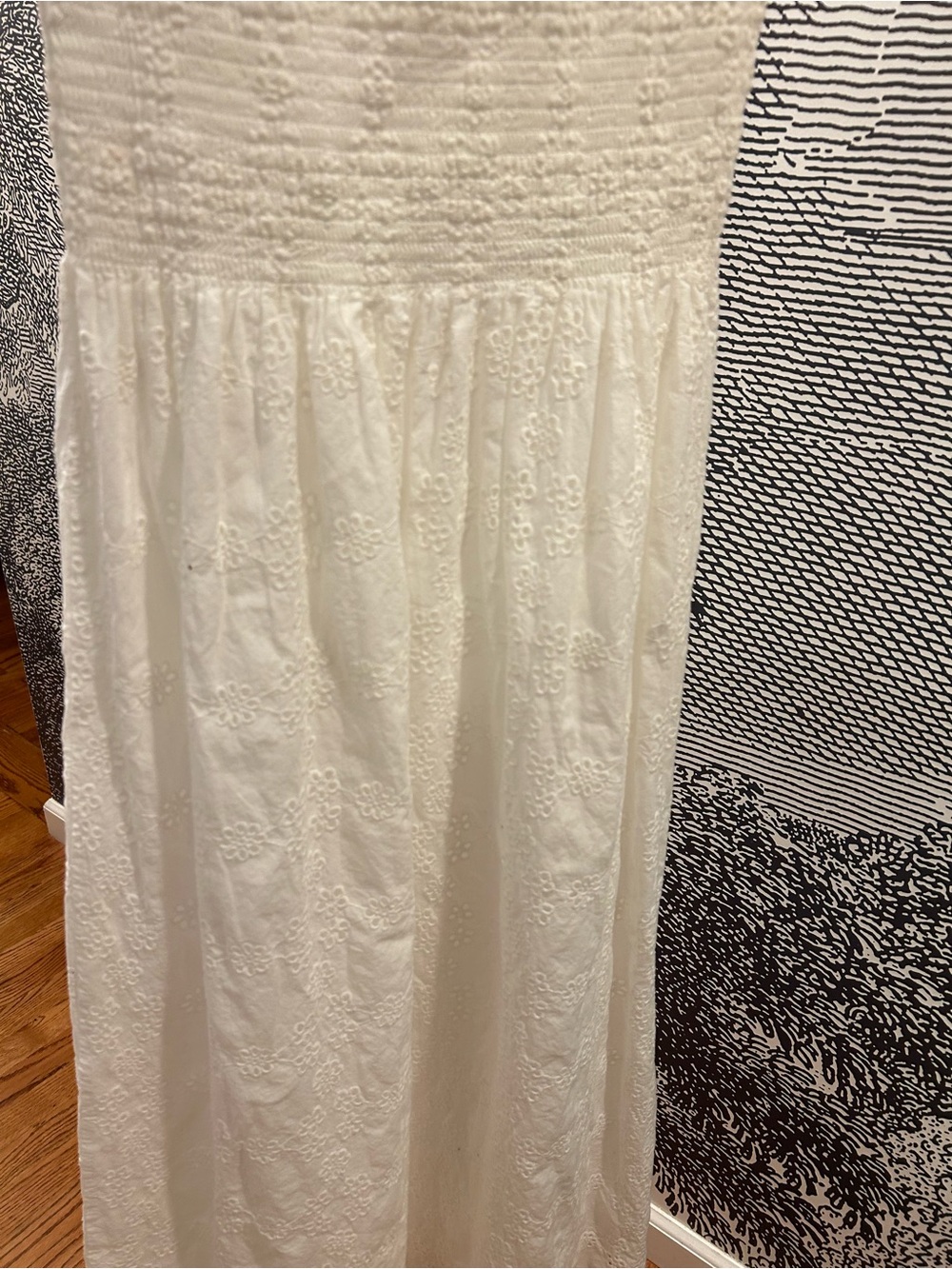 Hill House Home white eyelet nap dress Cosima - Picture 8 of 10
